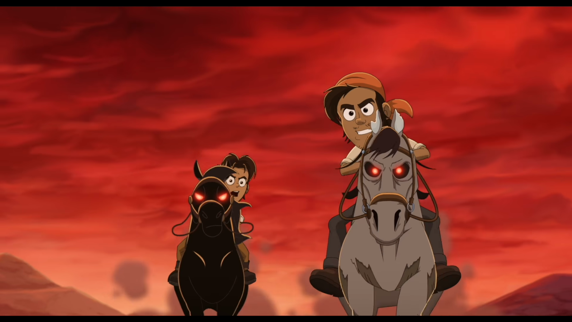 Persecucion a caballo